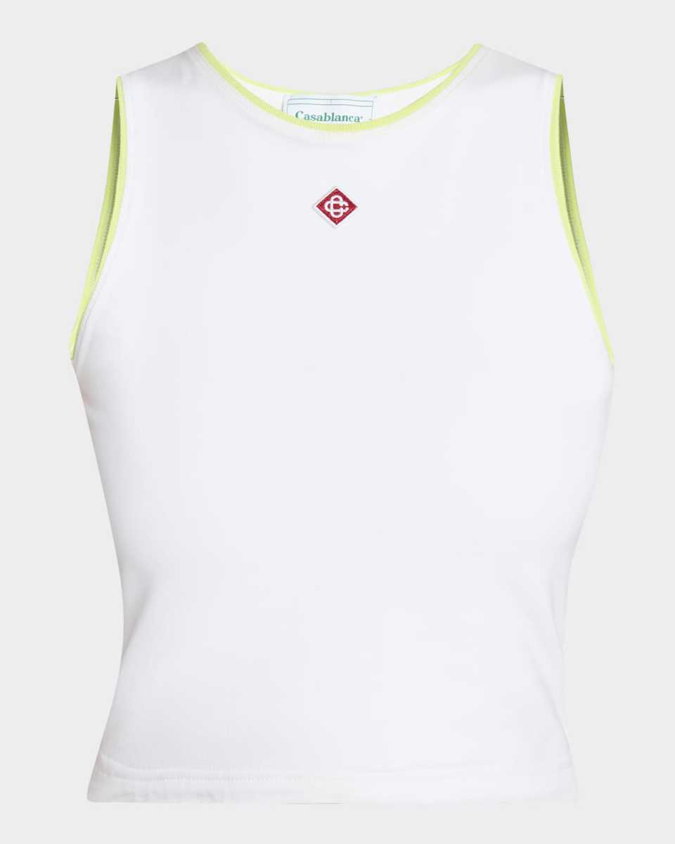Mini Logo Patch Baby Tank Top